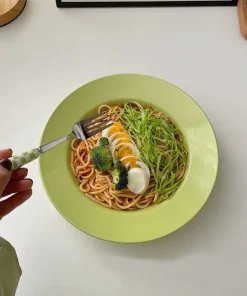 Alternative view of French Straw Hat Plate Western Deep Platter