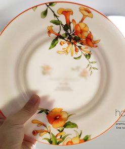 Alternative view of The American Dinnerware Set Azalea Bone China Plate Set Tableware Set