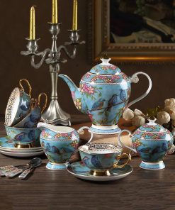 Alternative view of Exquisite Ceramic Blue Coffee Set