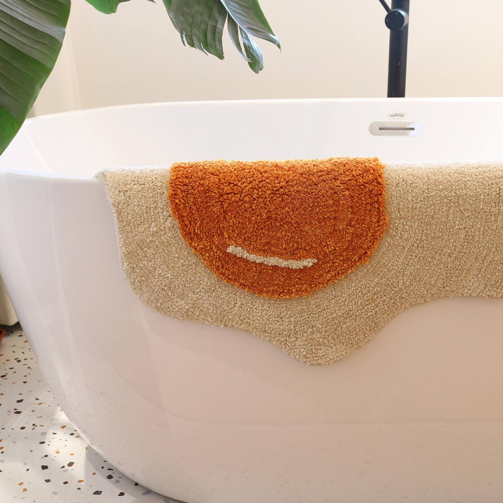 Fried Egg Pattern Hallway Doormat Rug - Image 7