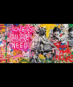 Alternative view of We Need Love Painting