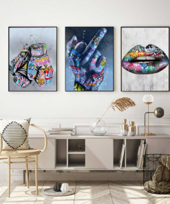 Alternative view of Say It With Graffiti Paintings