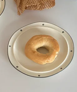 Vintage Ceramic Plate Pasta Round 8inch Soup Plate