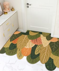Non-Slip Forest Style Rug Entrance