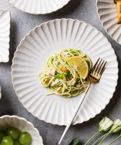 Nordic Style White Ceramic Plate