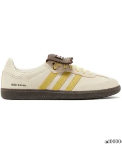 Wales Bonner x AD Samba Ecru Tint Yellow Shoes Sneakers - ad0000455