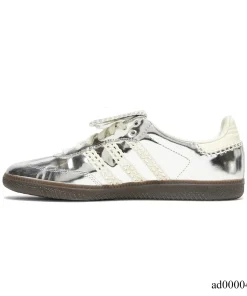 Alternative view of Wales Bonner x AD Samba Silver Metallic Shoes Sneakers - ad0000456