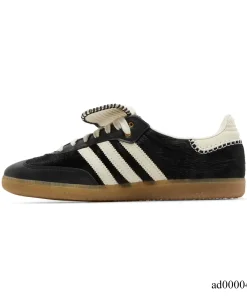 Alternative view of Wales Bonner x AD Samba Pony Black Shoes Sneakers - ad0000459