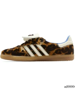Alternative view of Wales Bonner x AD Samba Pony Leopard Shoes Sneakers - ad0000460