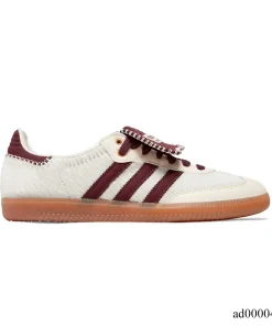 Wales Bonner x AD Samba Pony Cream White Shoes Sneakers - ad0000462