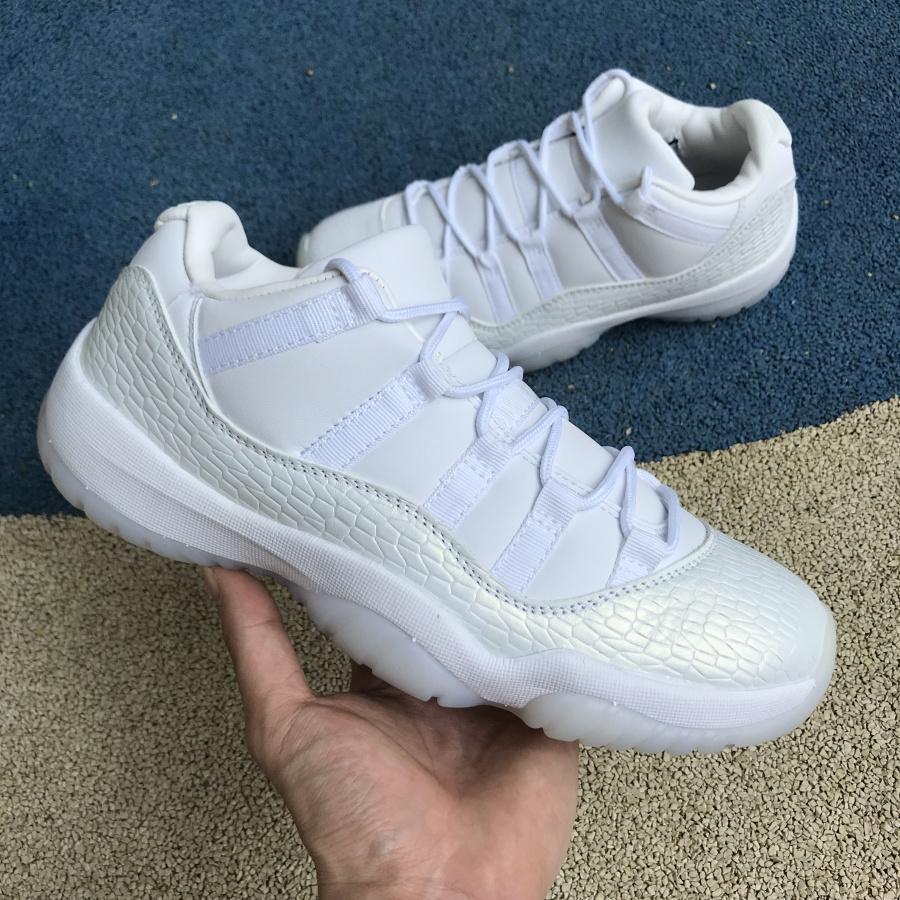 AJ 11 Retro Low Heiress Pure Platinum Shoes Sneakers - nk0000615 - Image 5