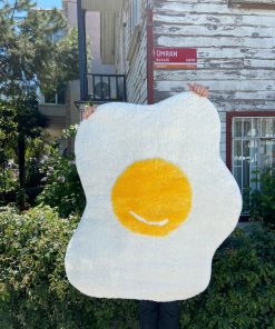 Hand Tufted Egg Rug Fluffy Rug for Bedroom Handmade Tufted Rug Unique Area Rugs for Living Room Modern Washable Rug Nursery Soft Carpet