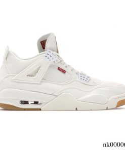 AJ 4 Retro Levi's White (Levi's Tag) Shoes Sneakers - nk0000657