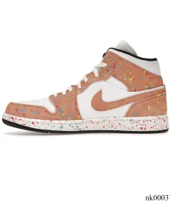 Alternative view of AJ 1 Mid SE Brushstroke Shoes Sneakers - nk0003759