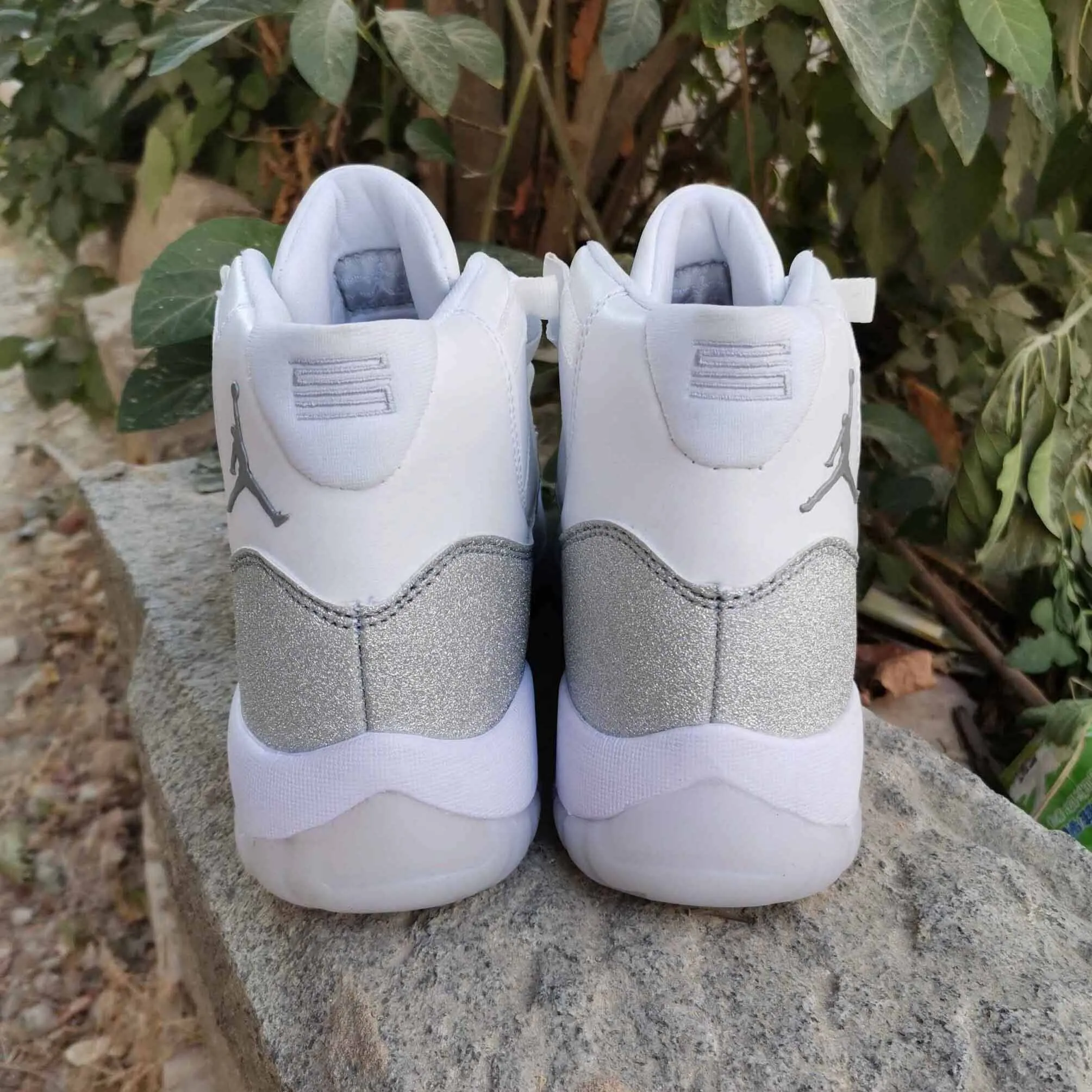 AJ 11 Retro White Metallic Silver (W) Shoes Sneakers - nk0000097 - Image 6