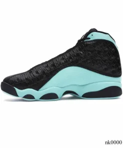 Alternative view of AJ 13 Retro Black Island Green Shoes Sneakers - nk0000121