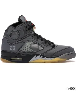 AJ 5 Retro OW Black Shoes Sneakers - nk0000158