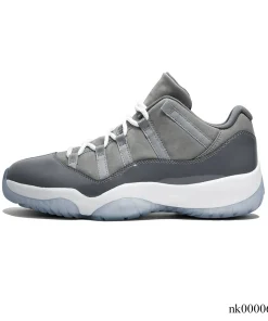 Alternative view of AJ 11 Low Cool Grey Shoes Sneakers - nk0000617