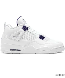AJ 4 Retro Metallic Purple Shoes Sneakers (Big Size Available) - nk0000702
