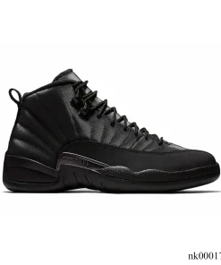 AJ 12 Retro Winterized Triple Black Shoes Sneakers - nk0001781