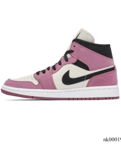 Alternative view of AJ 1 Mid SE “Light Berry” Shoes Sneakers - nk0001983