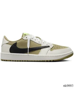 Travis Scott x AJ 1 Low Golf Neutral Olive Shoes Sneakers – nk0003129