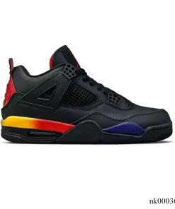 J Balvin x AJ 4 Gradient Rainbow Shoes Sneakers - nk0003690