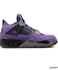 Travis Scott x AJ 4 F&F Dynasty Purple Shoes Sneakers - nk0003926