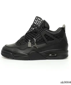 Alternative view of [Premium] AJ 4 NET Black Shoes Sneakers - nk0004084
