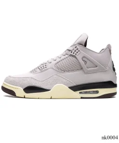 Alternative view of A Ma Maniere x AJ 4 Fossil Stone Shoes Sneakers - nk0004123