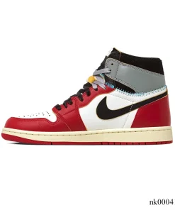 Alternative view of Union LA x AJ 1 High OG Chicago Shoes Sneakers - nk0004196