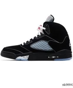 Alternative view of AJ 5 Black Metallic Reimagined Shoes Sneakers - nk0004216