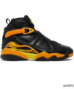 AJ 8 Retro Taxi Yellow Black Shoes Sneakers - nk0004318