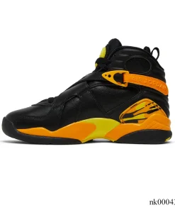 Alternative view of AJ 8 Retro Taxi Yellow Black Shoes Sneakers - nk0004318