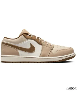 AJ 1 Hemp Light British Tan Sneakers - nk0004326
