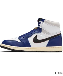 Alternative view of AJ 1 High OG Rare Air Deep Royal Blue Shoes Sneakers - nk0004329