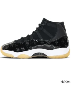 Alternative view of Drake x AJ 11 OVO Monogram Black Sample Shoes Sneakers - nk0004416F