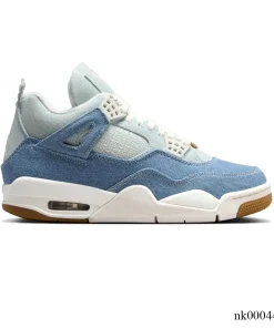 AJ 4 Denim Worn Blue Shoes Sneakers – nk0004418