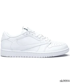 Travis Scott x AJ 1 Low White Party Shoes Sneakers - nk0004438