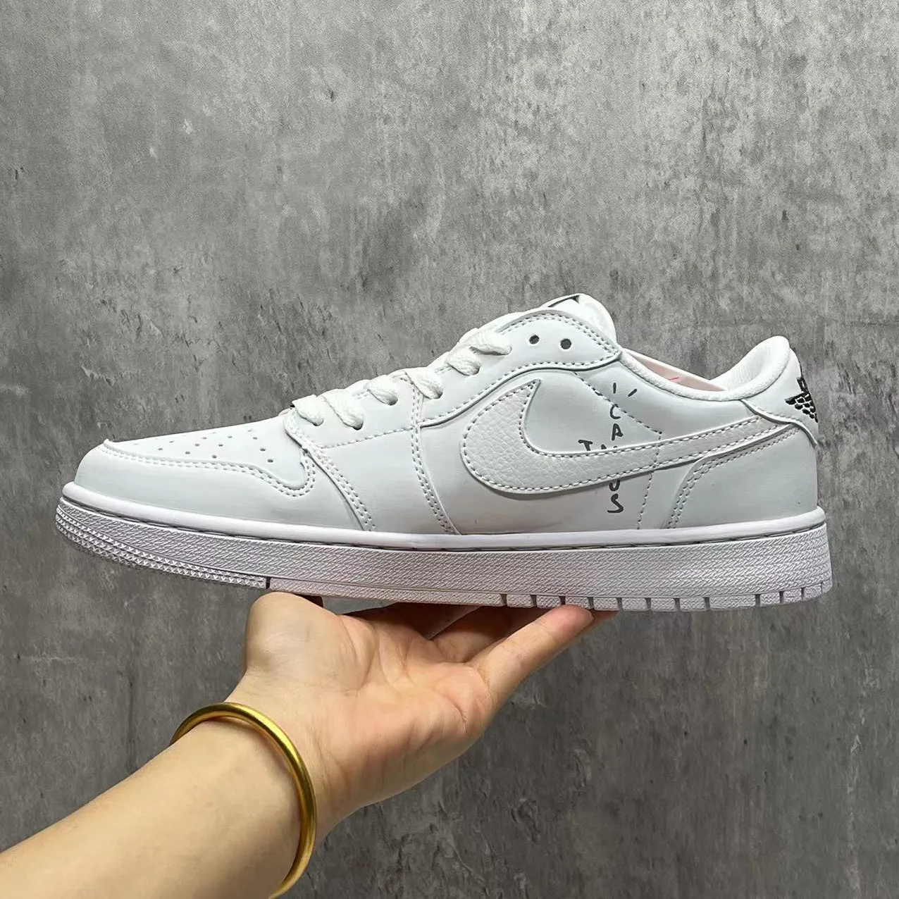 Travis Scott x AJ 1 Low White Party Shoes Sneakers - nk0004438 - Image 10