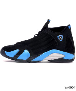 Alternative view of AJ 14 Black University Blue Shoes Sneakers – nk0004488