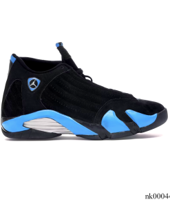 AJ 14 Black University Blue Shoes Sneakers – nk0004488