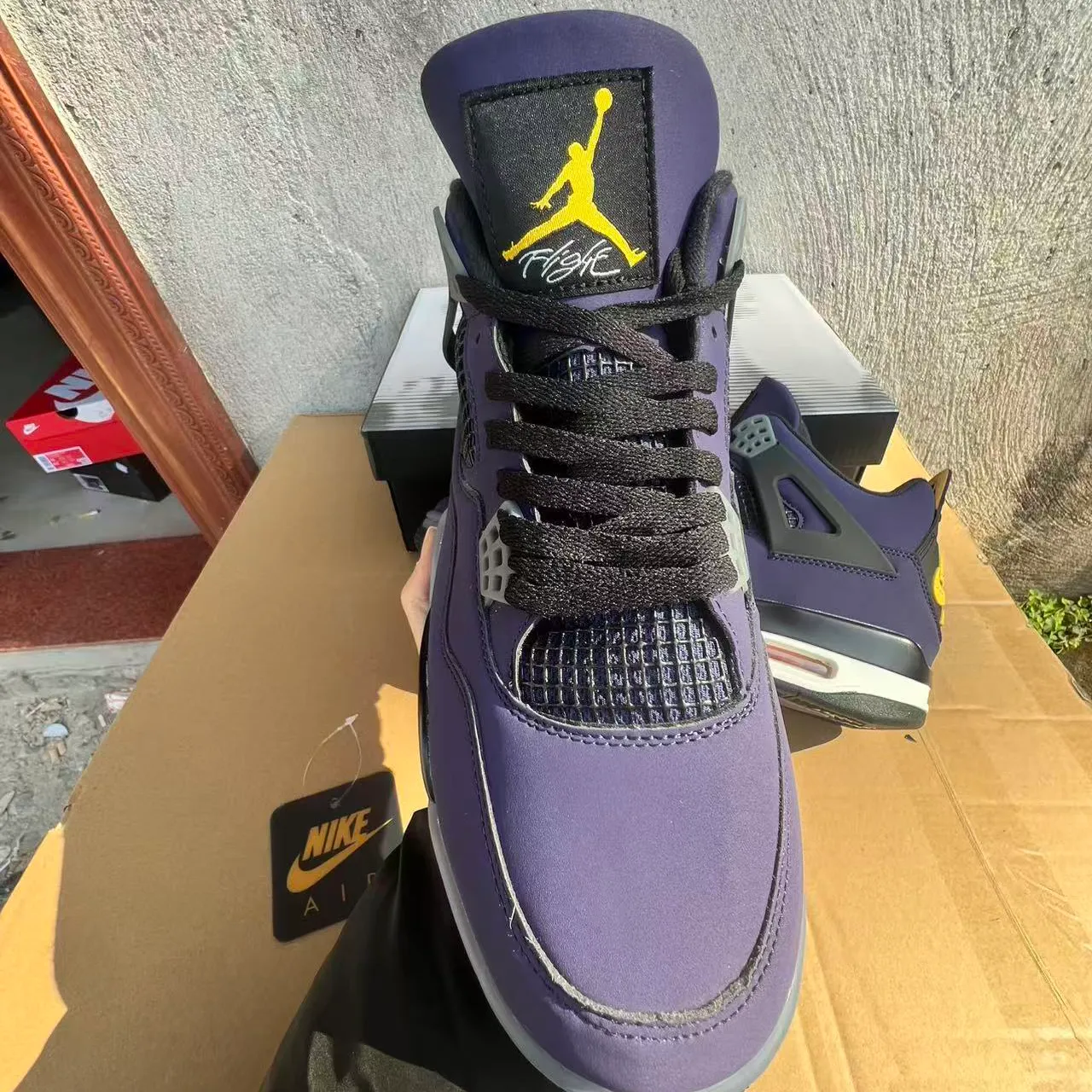 AJ 4 Lakers Shoes Sneakers - nk0004535 - Image 18