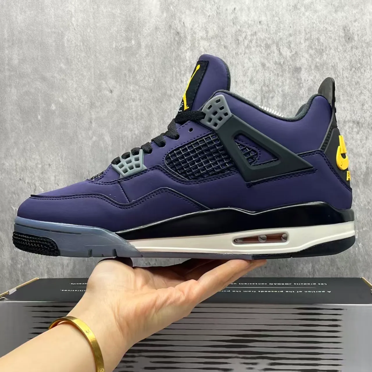 AJ 4 Lakers Shoes Sneakers - nk0004535 - Image 7