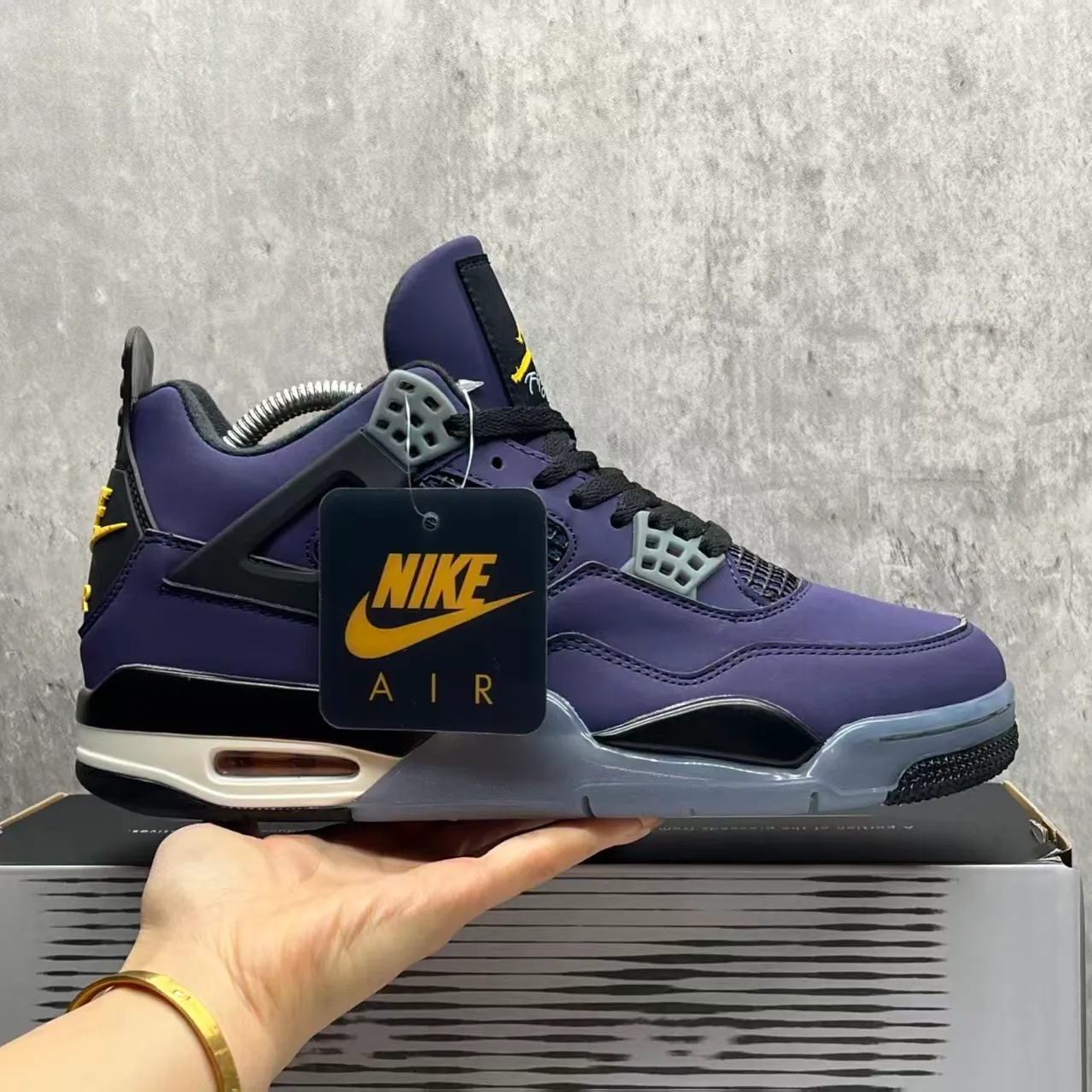 AJ 4 Lakers Shoes Sneakers - nk0004535 - Image 5