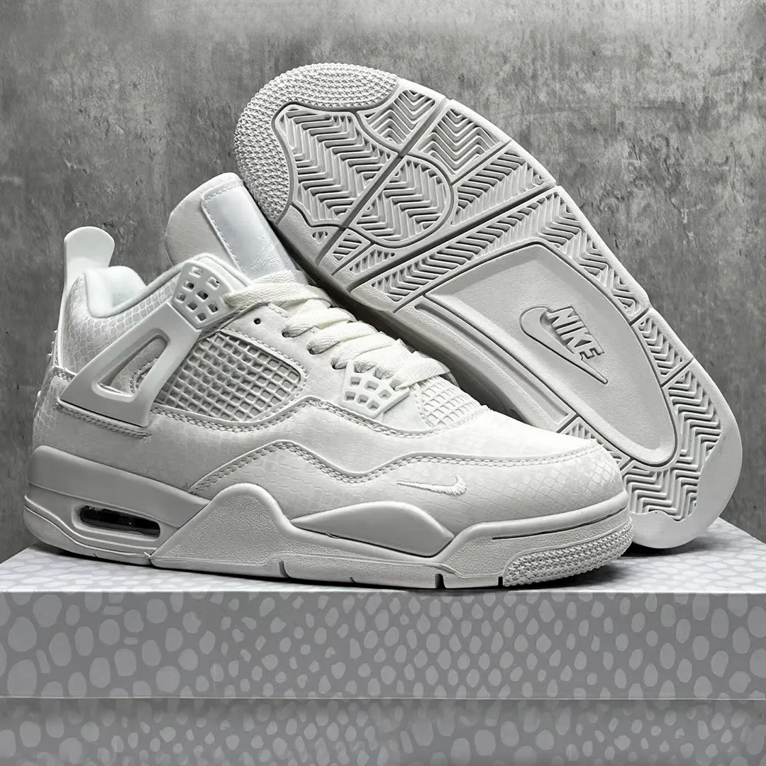 Nigel Sylvester x AJ 4 White Mamba Shoes Sneakers - nk0004538 - Image 6