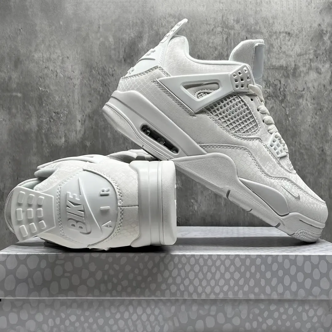 Nigel Sylvester x AJ 4 White Mamba Shoes Sneakers - nk0004538 - Image 5