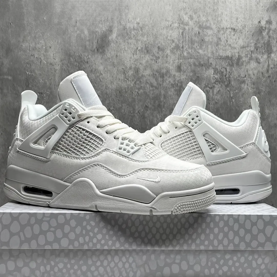 Nigel Sylvester x AJ 4 White Mamba Shoes Sneakers - nk0004538 - Image 4