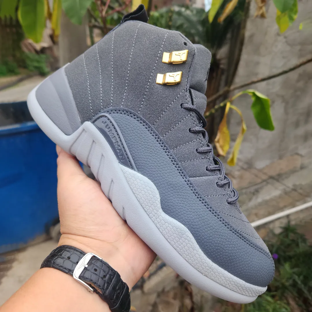 AJ 12 Dark Grey Shoes Sneakers – nk0004540 - Image 3