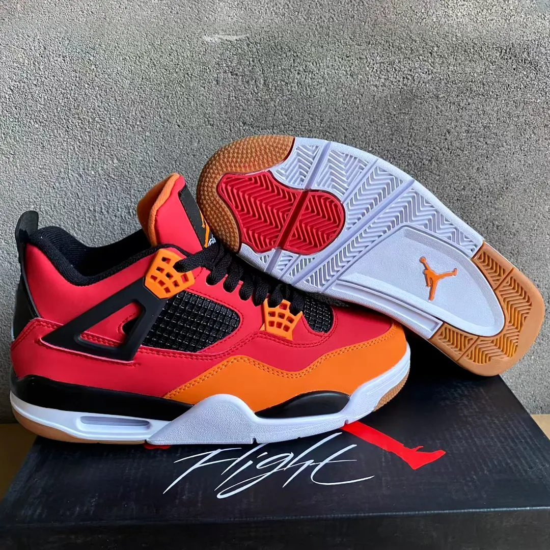 AJ 4 Fire Red Starfish Shoes Sneakers - nk0004577 - Image 10